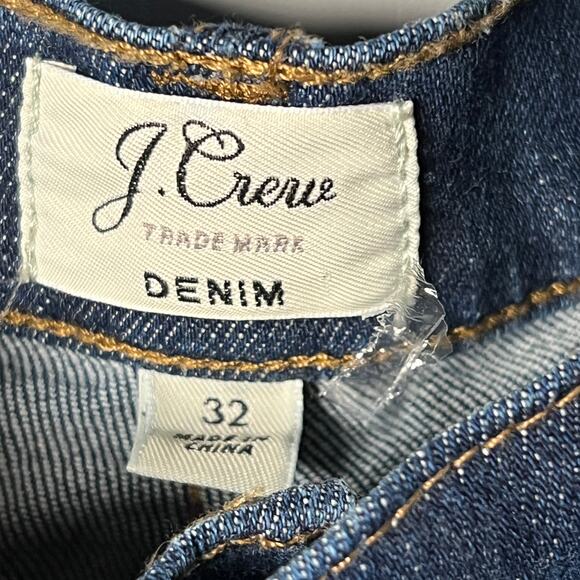 J. Crew‎ Denim Raw Edge Hem Mini Skirt Size 32 - Picture 2 of 6